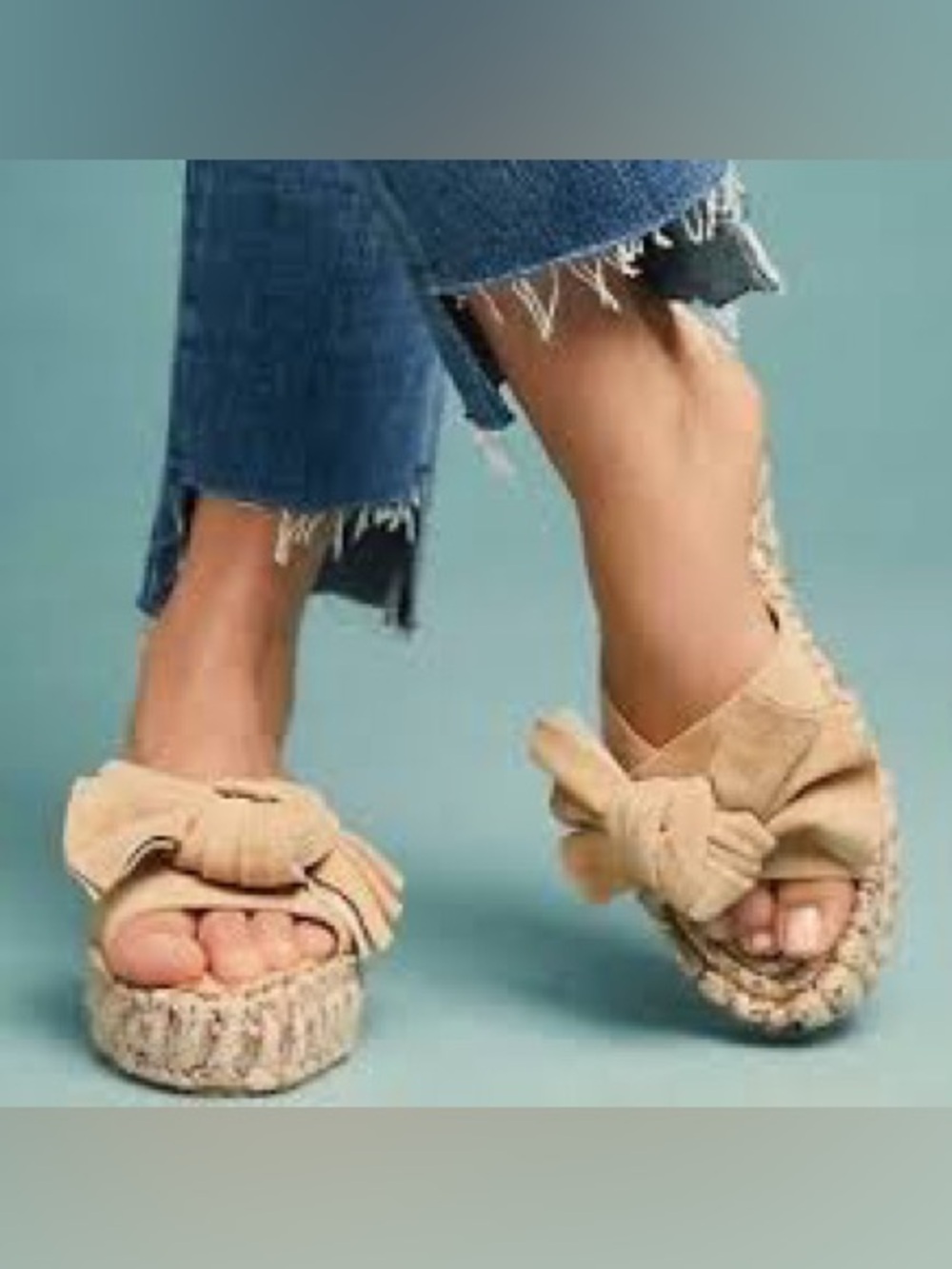 J/Slides Bow Espadrille Slides